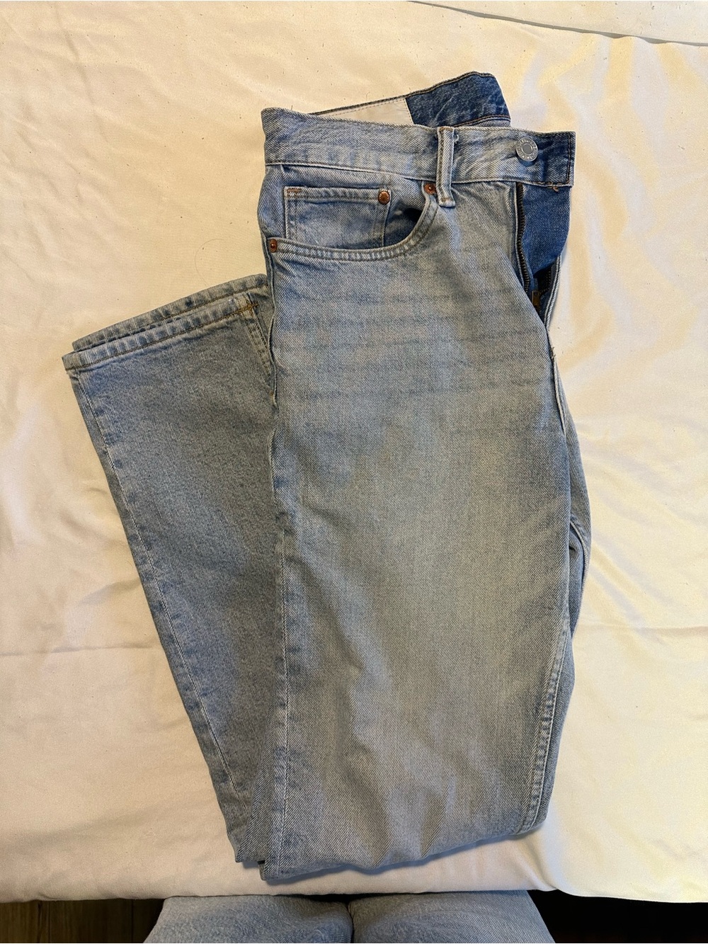 H&M Light Blue Straight Fit Men's Jeans